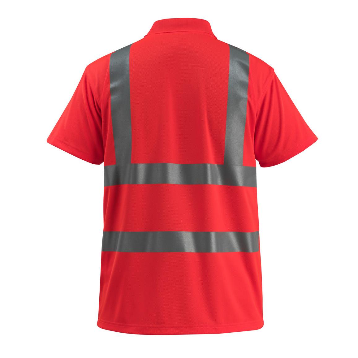 MASCOT® Bowen polo shirt, hi-vis red