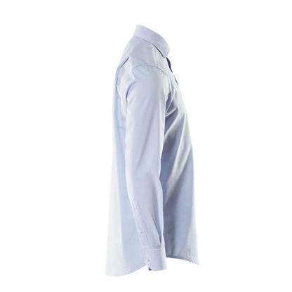 Poplin shirt, modern fit, light blue