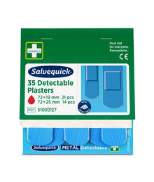 Blue Detectable Patches, 35 per roll | Package (35 pieces)