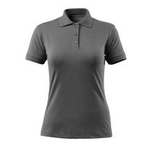 MASCOT® Grasse women's polo shirt, dark anthracite