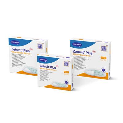 Zetuvit Plus Silicone Border Oval 12x23 | Pack (10 pieces)