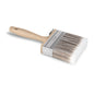 The Nölle Profi Brush Prestige Painter Surface Brush (10 cm, rustproof) from Nölle Profi Brush Bürsten- & Pinseltechnik e.K. has a wooden handle, synthetic bristles, and a metal ferrule; pictured on a white background.