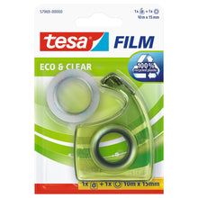tesafilm eco & clear, transparent, ecoLogo, 10 m x 15 mm