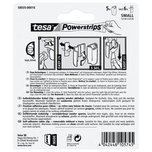 tesa Powerstrips Kabel-Clip, weiß