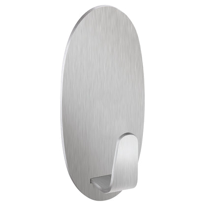tesa Powerstrips Haken L Metall Oval, weiß