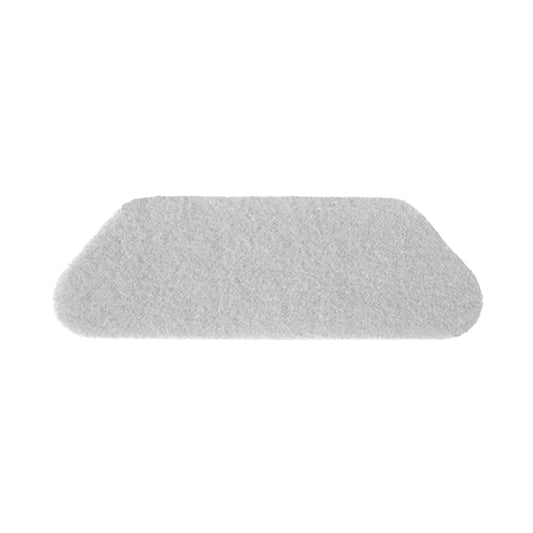Das TASKI Americo S-Pad, 45 x 15 cm, weiß und extra fein von Diversey Deutschland GmbH & Co. OHG ist ideal zum Polieren sauberer, trockener Böden; das Pad mit abgerundeten Ecken wird einzeln geliefert.