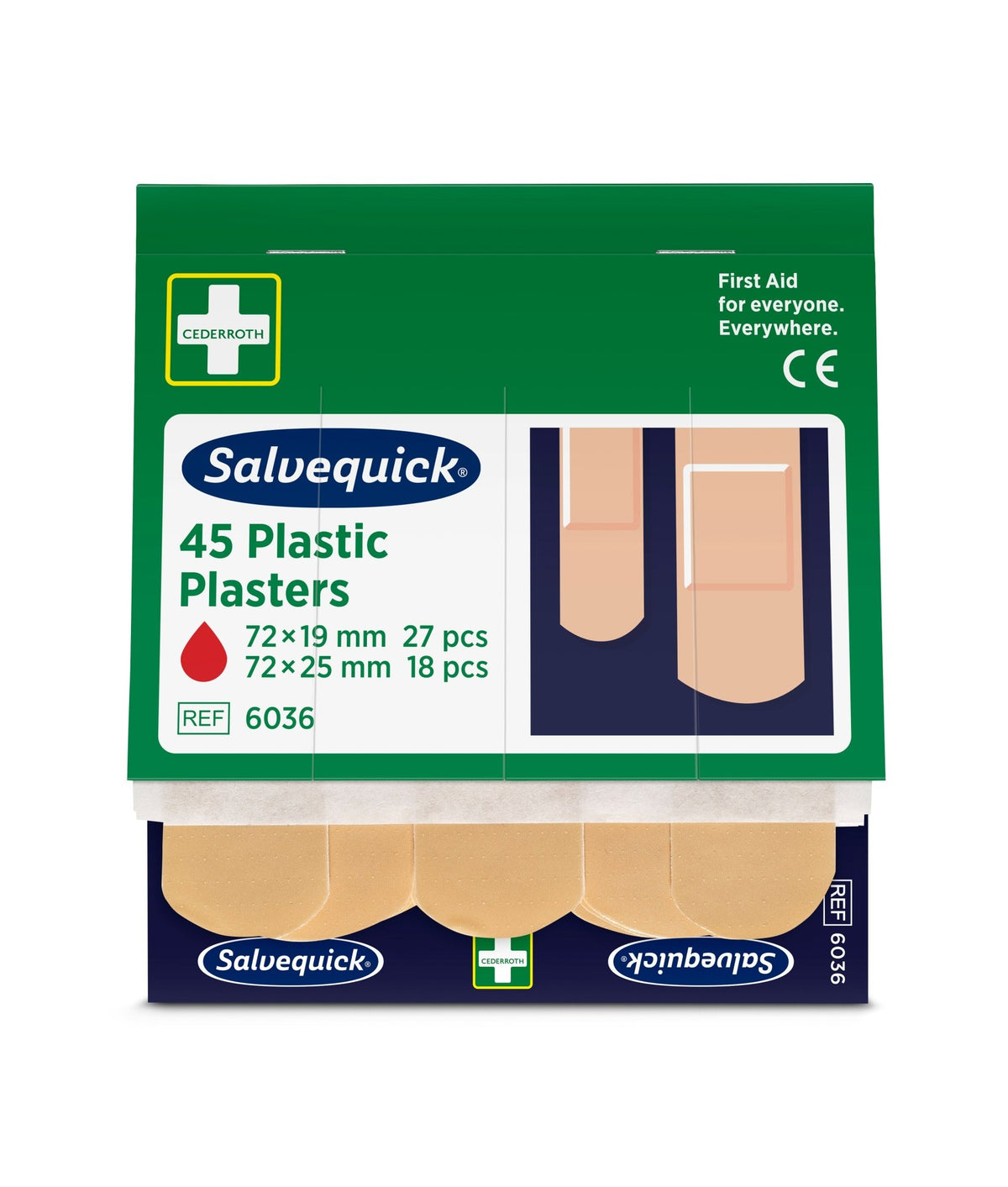 Plastic Bandages, 45 per refill | Package (45 pieces)