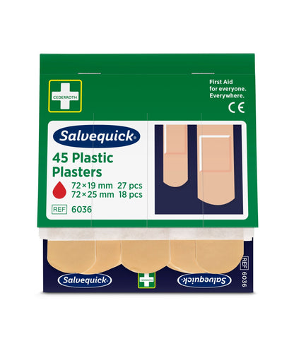 Plastic Bandages, 45 per refill | Package (45 pieces)