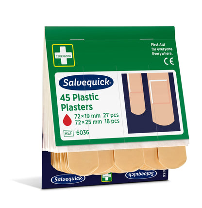 Plastic Bandages, 45 per refill | Package (45 pieces)