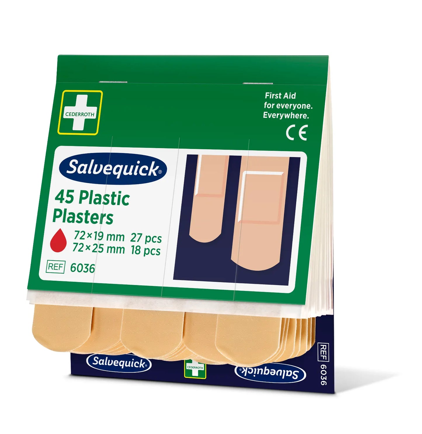 Plastic Bandages, 45 per refill | Package (45 pieces)