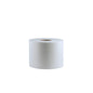 A single CWS toilet paper Maxi 80, bright white, 2-ply roll with cardboard core is depicted upright on a solid white background.