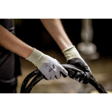 NITRAS assembly gloves, gray / black