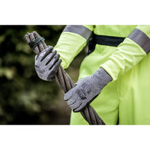 NITRAS CUT B, cut protection gloves, gray / black