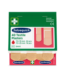 Discontinued Item: Holthaus Medical Salvequick® Band-Aid Refill Set REF 6444 Protective Packaging, 2 Sizes | Pack (40 pieces)