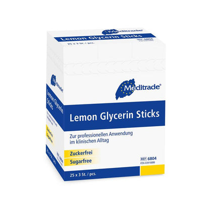 Meditrade Lemon Glycerin Stick | Pack (25 pieces)