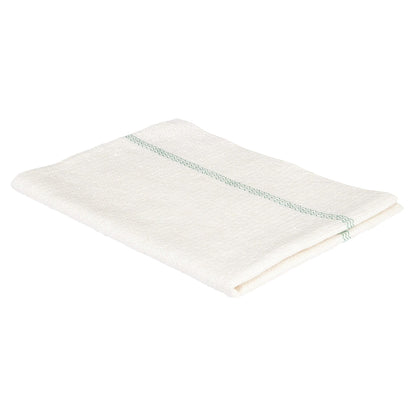 Sito Bodentuch Effekt ca. 250g/m², weiß mit grünem Streifen 500 x 600 mm