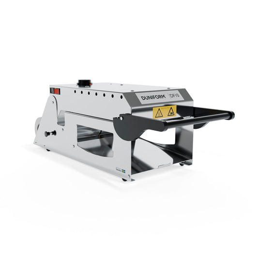 Die Siegelmaschine DF10 - manuell von Duni GmbH (inkl. 1 Kassette DF10/DF20) ist eine kompakte, zuverlässige Versiegelungsmaschine für anspruchsvolle Anwendungen - ideal für professionelle Verpackungsanforderungen.
