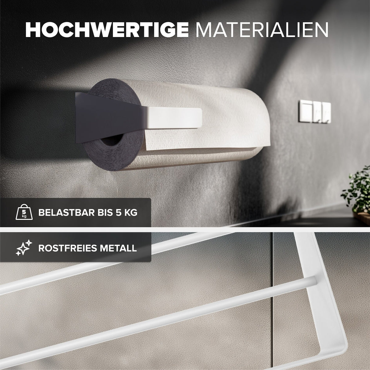 tesa Küchenzubehör Rollenhalter Set – Produktmerkmale
