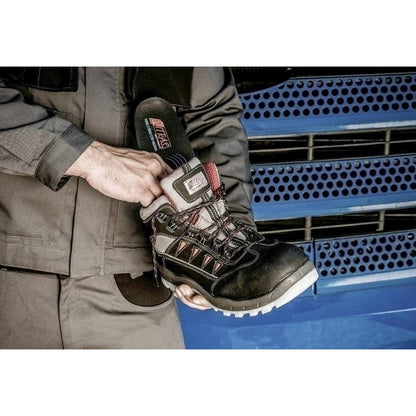 NITRAS ERGO STEP LOW, semi-orthopedic insole, black / green