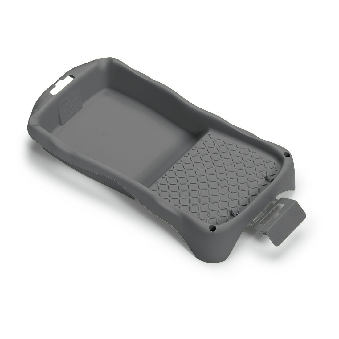 The Nölle Profi-Pinsel paint tray 16 x 31 cm made of regranulate offers a flat paint surface, a raised grid for removing excess paint, an integrated handle, and a spout - ideal for painting needs. Brand: Nölle Profi Pinsel Brush & Paintbrush Technology e.K.