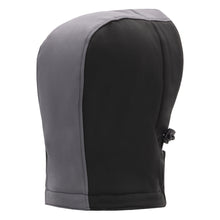 NITRAS removable hood, gray / black, OEKO-TEX polyester: 94%; Elastane: 6% | Pack (1 piece)