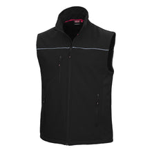 NITRAS MOTION TEX LIGHT, softshell vest, black