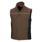 NITRAS MOTION TEX LIGHT, softshell vest, brown / black