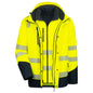 NITRAS MOTION TEX VIZ PLUS, high-visibility multifunctional jacket