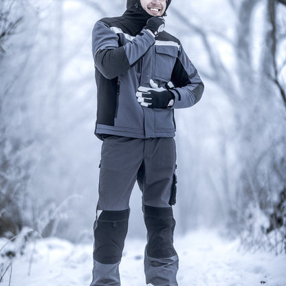 NITRAS MOTION TEX PLUS, winter jacket, gray / black