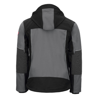 NITRAS MOTION TEX PLUS, softshell jacket, gray / black
