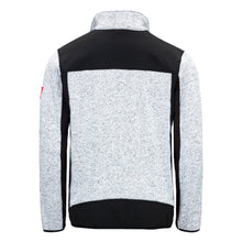 NITRAS MOTION TEX PLUS, knitted softshell jacket, light gray / black