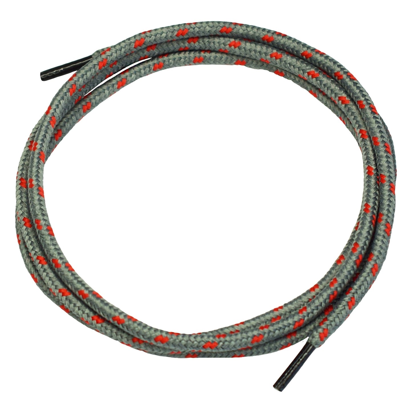 NITRAS shoelaces, gray / red | Pack (1 pair)