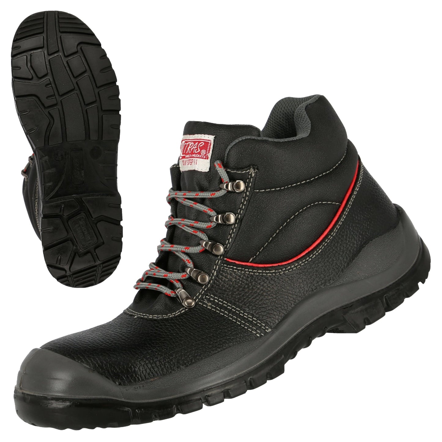 NITRAS STEP MID, S3 safety boots, mid-height, black