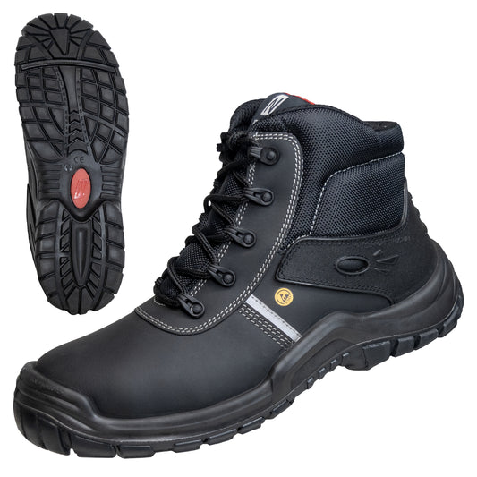 NITRAS UTILITY STEP MID, S3L CI FO SR safety boots, black