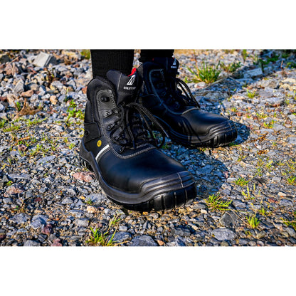 NITRAS UTILITY STEP MID, S3L CI FO SR safety boots, black