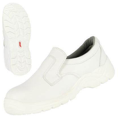 NITRAS CLEAN STEP SL, S2 safety slippers, white