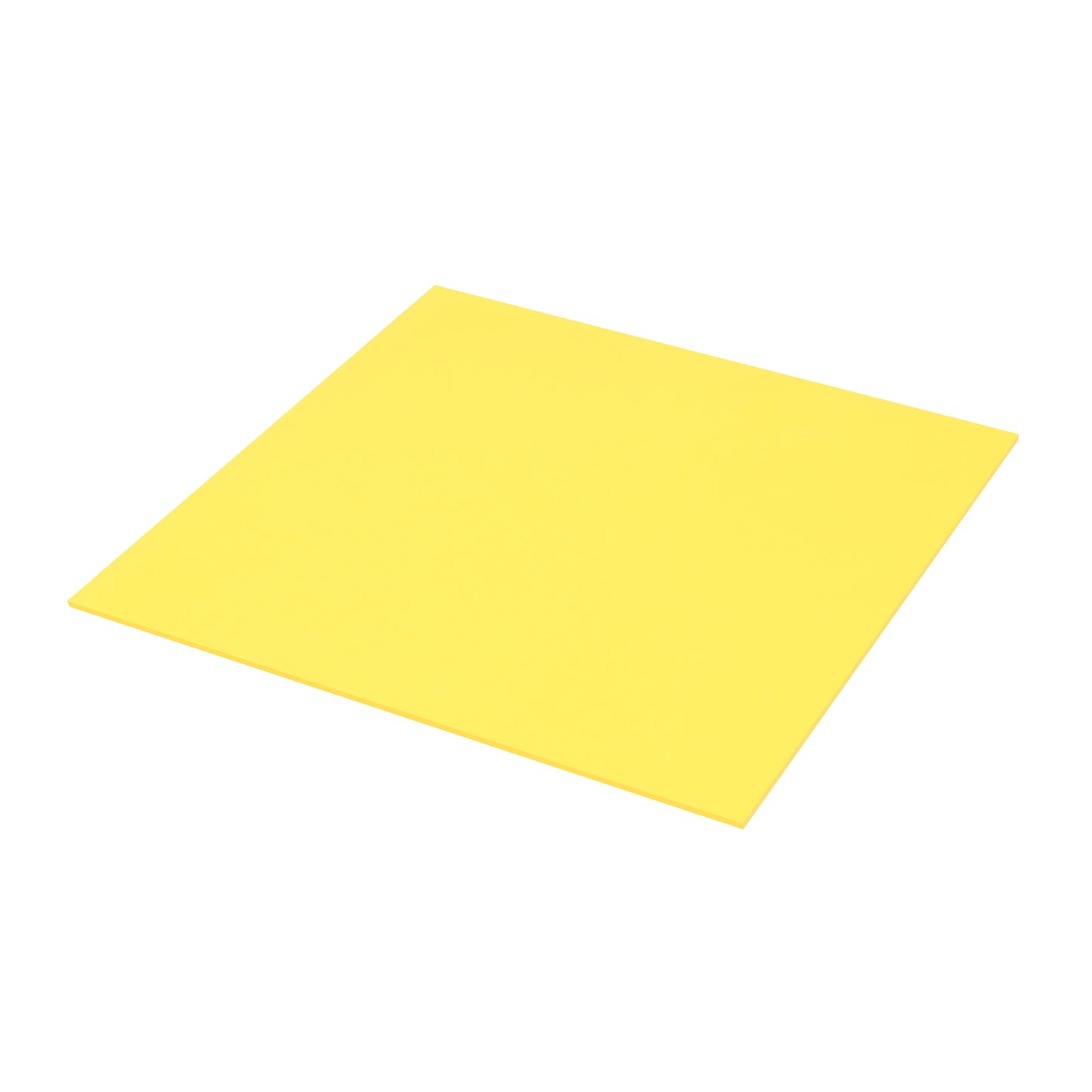 A single flat yellow Post-it® Super Sticky Big Note BN11-EU (279 mm x 279 mm, 30 sheets, 3M Deutschland GmbH) is depicted at an angle on a white background.