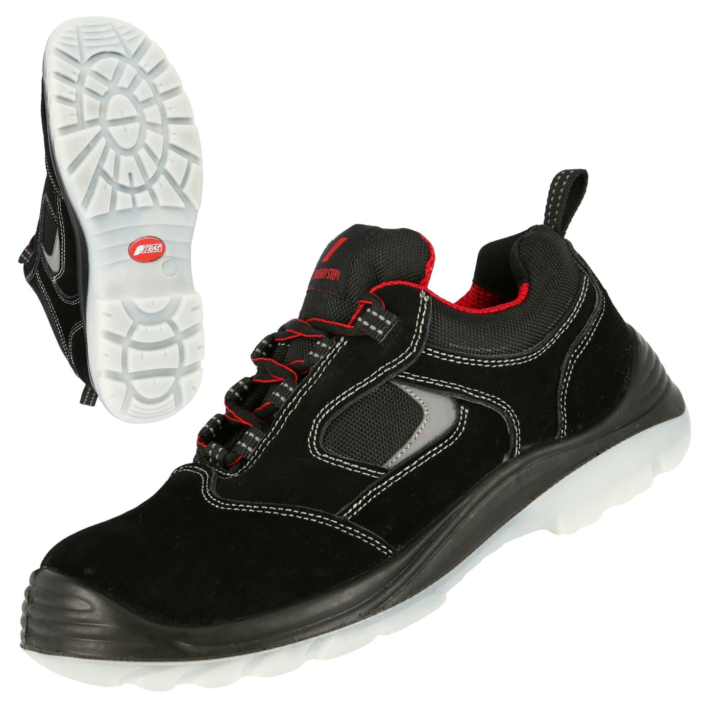 NITRAS EASY STEP, S1P safety shoes, black