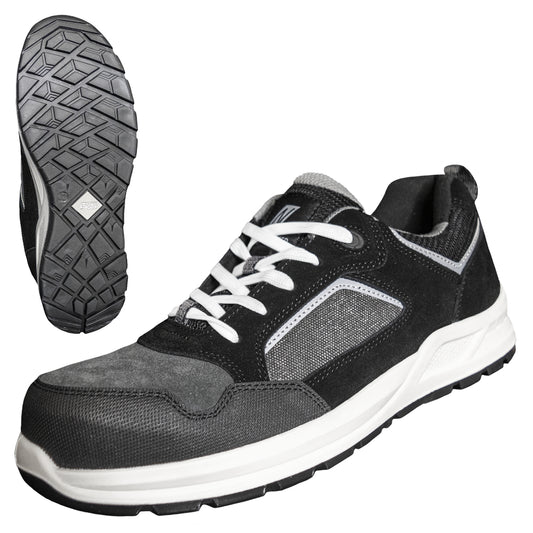 NITRAS CLASSIC STEP, S1P safety shoes, gray / black