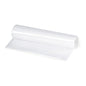 Pictured is a single roll of Nölle Profi Brush trash bags, 60 liters, transparent (by Nölle Profi Brush Bürsten- & Pinseltechnik e.K.), with one bag partially unrolled, on a solid white background.