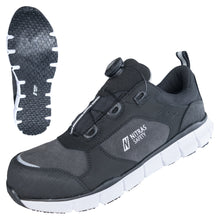 NITRAS SONIC STEP FIT, S3S FO HRO SC SR safety low shoes, gray / black