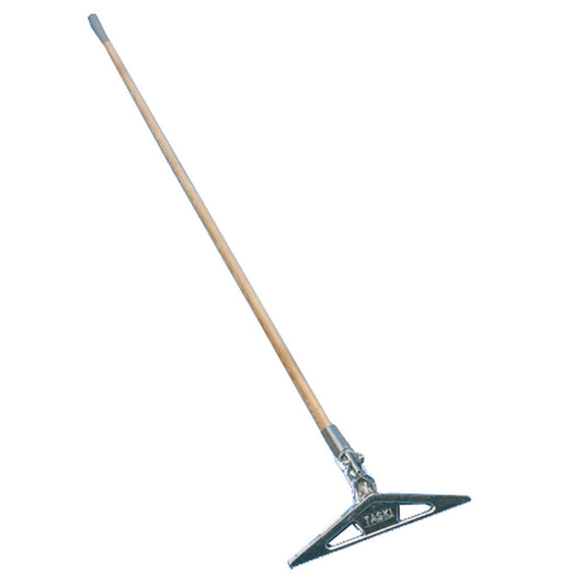 Die Schwammklammer 40 cm von Diversey Deutschland GmbH & Co. OHG mit Holzstiel eignet sich perfekt zum Auftragen von Wachsen, Emulsionen und Dispersionen auf Hartböden. Die Packung enthält 1 Stück.