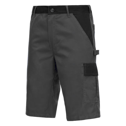 NITRAS MOTION TEX LIGHT, work trousers, short, gray / black