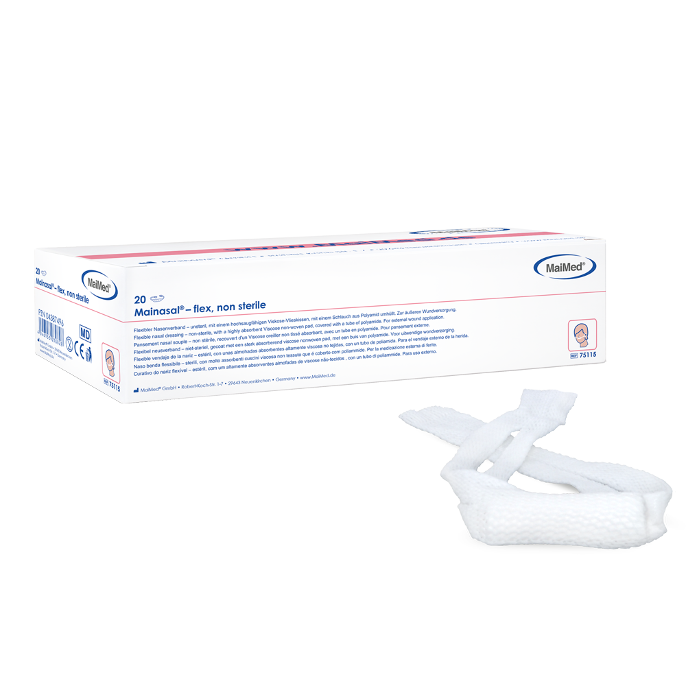 Mainasal-flex-non-sterile nasal bandage | Box (20 pieces)