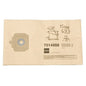 The double-filter paper bag 15 l from Diversey Deutschland GmbH & Co. OHG (pack of 10), for TASKI Vento 15S, features double filtration and is delivered in a rectangular bag with illustrated installation instructions, labeled "TASKI 7514888".
