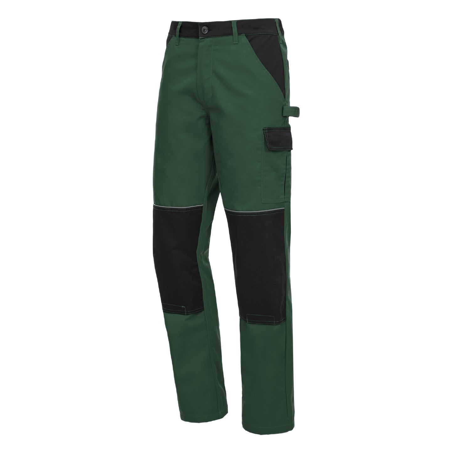 NITRAS MOTION TEX LIGHT, work trousers, long, green / black