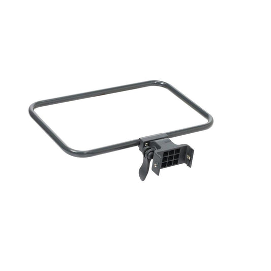 Der TASKI Sackhalter (110-150 l) von Diversey wird vorne oder hinten an einem TASKI Trolley befestigt. Der Metallrahmen und die schwarze Kunststoffhalterung mit Hebel und Schraube sorgen für eine sichere und effiziente Abfallentsorgung. Packung: 1 Stück.