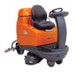 The TASKI swingo 5000 from Diversey Deutschland GmbH & Co. OHG is a compact, efficient ride-on scrubber-dryer with IntelliFlow system, 24V 330Ah battery pack and external charger - ideal for cleaning large floor areas.