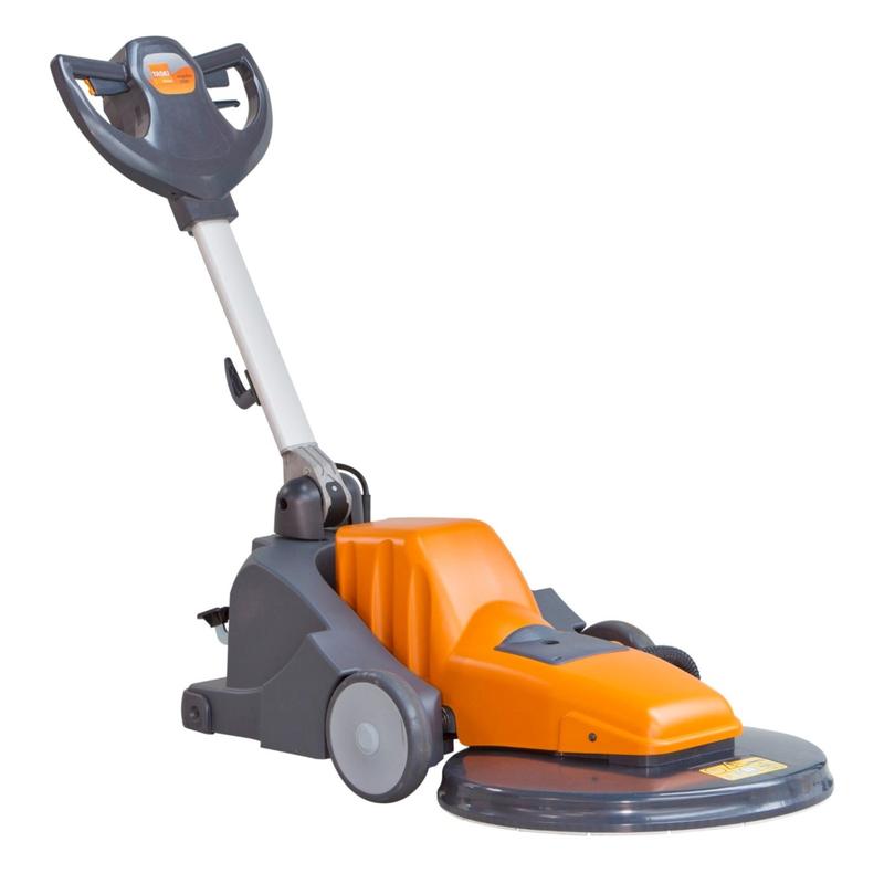 The TASKI ergodisc 2000 from Diversey Deutschland GmbH & Co. OHG is an ultra-high-speed floor buffer (2000 RPM) with excellent dust retention capacity, designed for polishing and cleaning floors; packaging contains 1 piece.