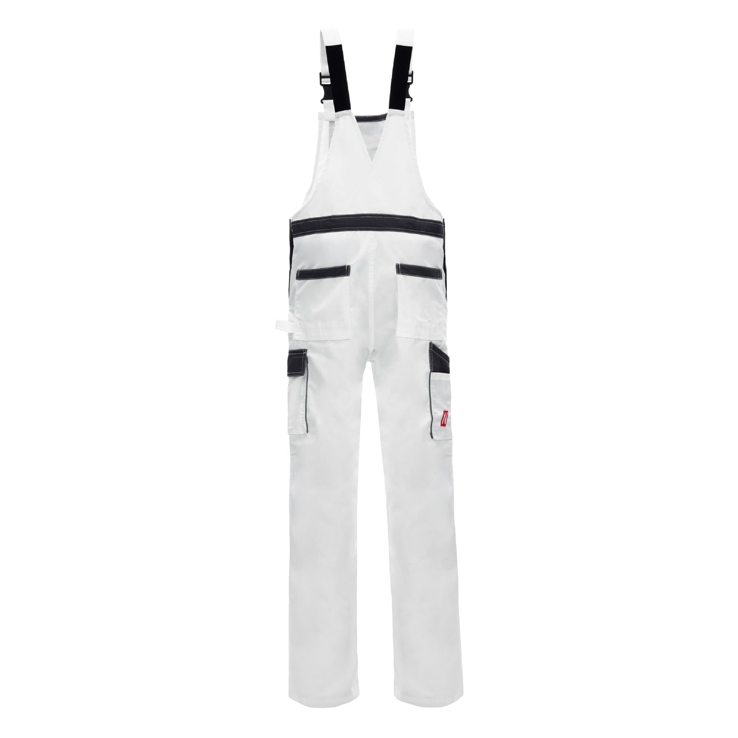 NNITRAS MOTION TEX LIGHT, dungarees, white / gray